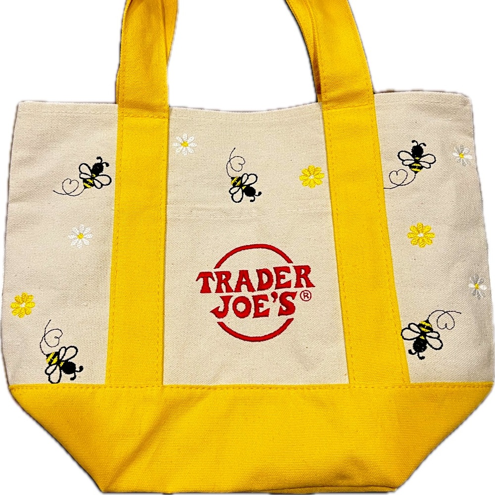 Trader Joe’s Mini Tote- custom embroidered